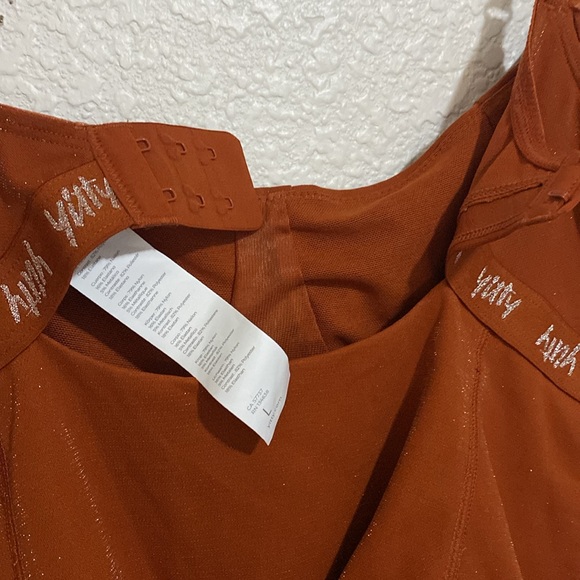 Fabletics Yitty Rust Spotlight Shaping Demi Cup Thong Bodysuit - Picture 9 of 11